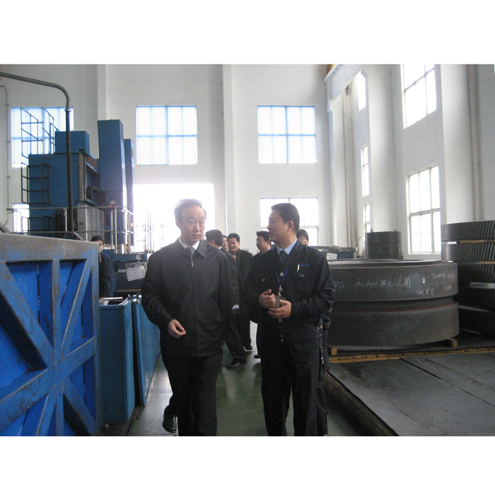 常州市委書記范燕青首次視察天山重工